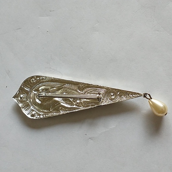 Vintage Art Deco  Egret Pin - Picture 5 of 5